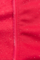 Růžová melírovaná mikina