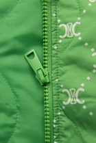 Zelená vesta se vzorem