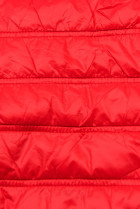 Červená lehká přechodná bunda