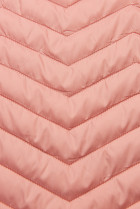 Lehká přechodná bunda světle růžová