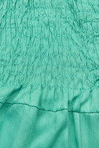 Tyrkysově zelený kalhotový overal