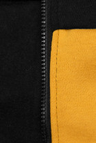 Souprava se vzorovanou kapucí žlutá/černá