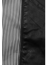 Basic koženka v černé barvě