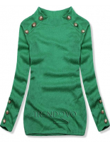 Zelený lehký pulovr