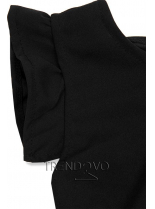 Černé elegantní midi šaty