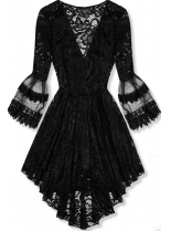 Černé krajkové šaty
