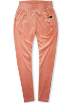 Lososově růžové kalhoty s kapsami THE BRAND