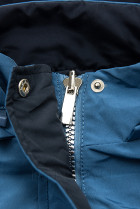 Oboustranná bunda modrá/tmavě modrá