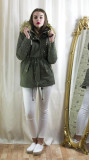 Khaki parka A-1512