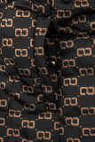Oboustranná přechodná parka černá
