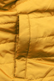 Lehká oboustranná přechodná parka tm.modrá/žlutá
