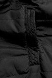 Přechodná parka oboustranná khaki/černá