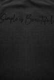 Tmavě šedé plus size šaty SIMPLE IS BEAUTIFUL
