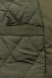 Zimní bunda/parka se stahováním v pase army zelená