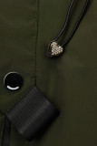 Khaki přechodný plášť/parka
