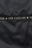 Tmavě modrá parka FASHION