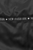 Černá parka FASHION