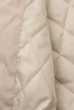 Béžový prodloužený plášť/parka