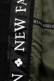 Lehká přechodná parka FASHION černá/khaki