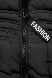Černá zimní bunda FASHION