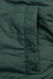 Přechodná parka s pepito vzorem hnědá/zelená