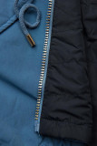 Jeans-tmavě modrá oboustranná parka