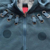 Jeans modrá tečkovaná mikina