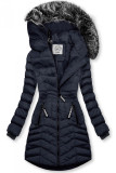 Tmavě modrá zimní bunda FASHION
