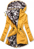 Žlutá oboustranná army parka