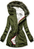Khaki parka s odnímatelnou podšívkou od LHD