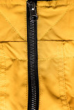 Oboustranná army parka žlutá