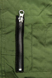 Oboustranná army parka zelená