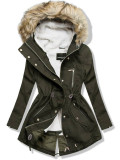 Khaki parka A-1512