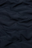Parka s odepínatelnou kapucí hnědá/tmavě modrá