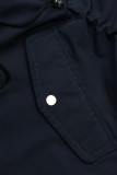 Parka s odepínatelnou kapucí tmavě modrá/modrá