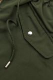Parka s odepínatelnou kapucí khaki/žlutá