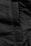 Khaki/černá parka s kapucí