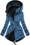 Jeans-tmavě modrá oboustranná parka